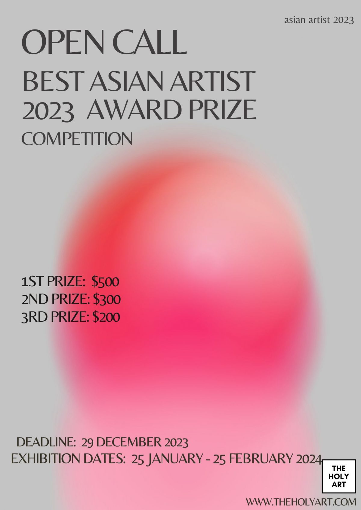 Best Asian Artist (Virtual Competition) Call For Artists