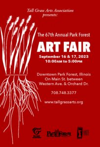 2023 Art Fair postcard front