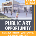 Marlow Heights Community Center (Maryland) – Call For Artists