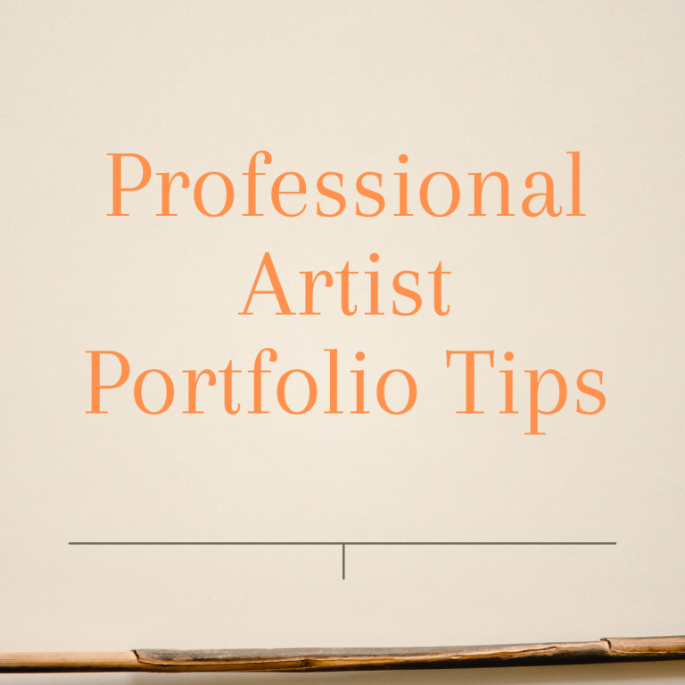 Professional Artist Portfolio Tips