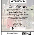 Carolina Art Show (Wilmington, NC) – Call For Artists Carolina Art Show (Wilmington, NC) – Call For Artists